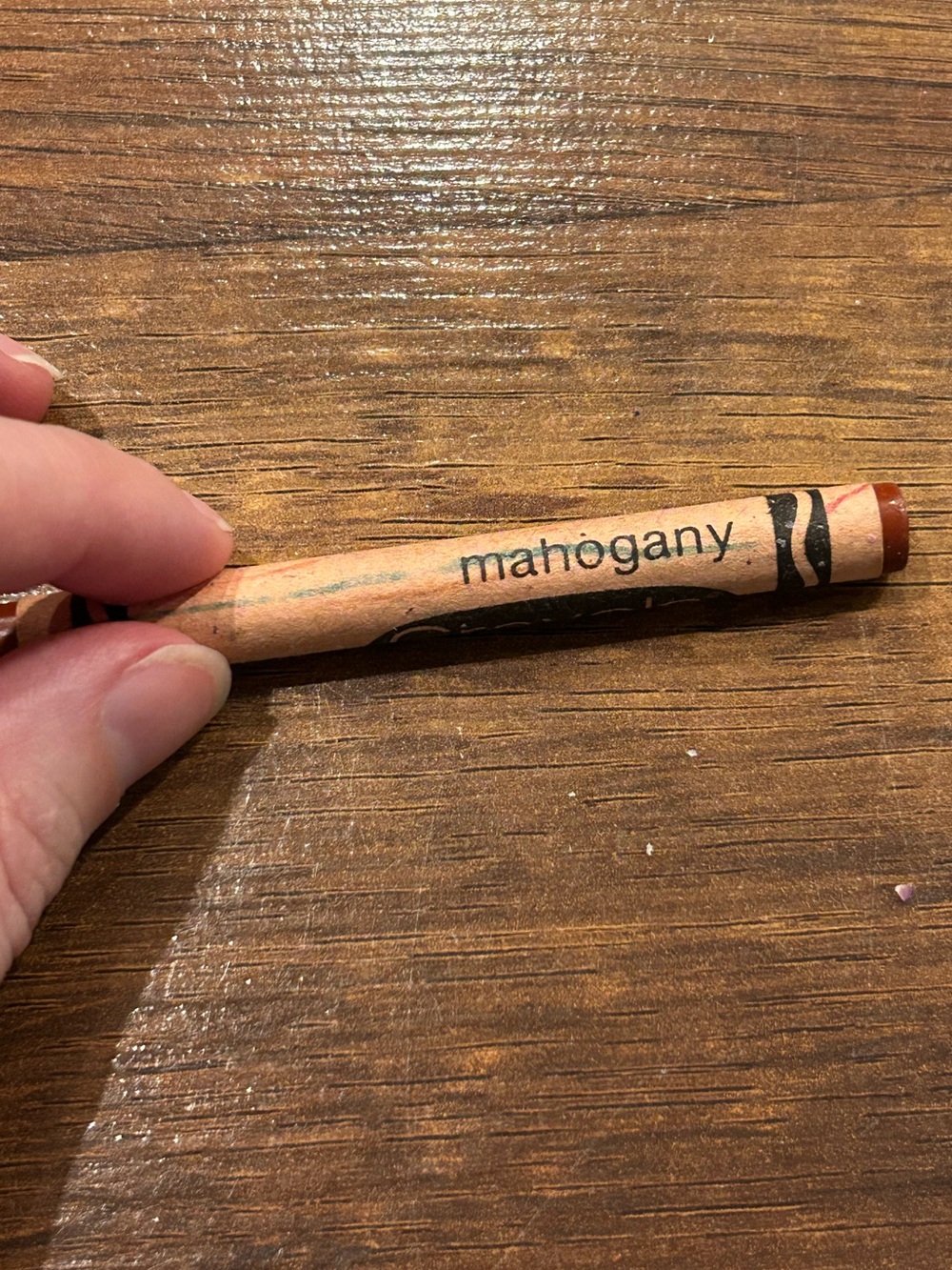 Vintage Rare/Retired Crayola Crayon Mahogany Binney & Smith